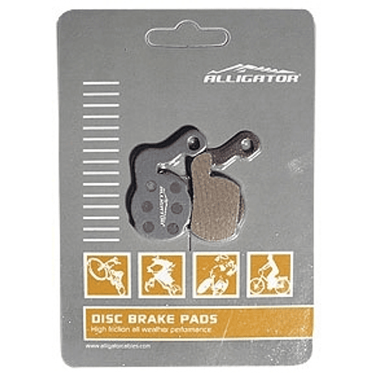 Pastilla Freno Alligator Hkbp028 Semi Metalica