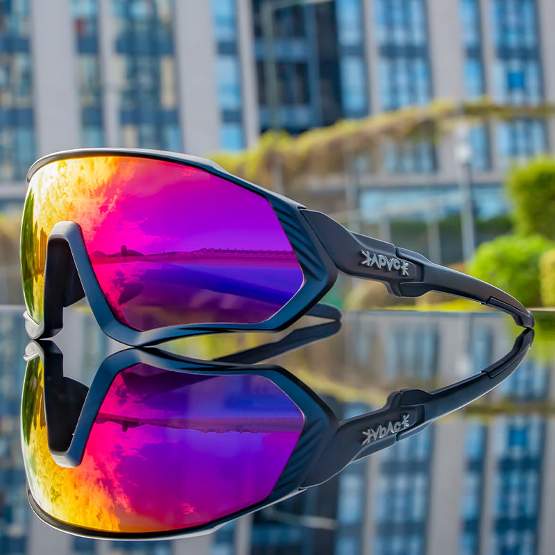 Lentes Kapvoe Polarizado Marco Negro Mica Naranja