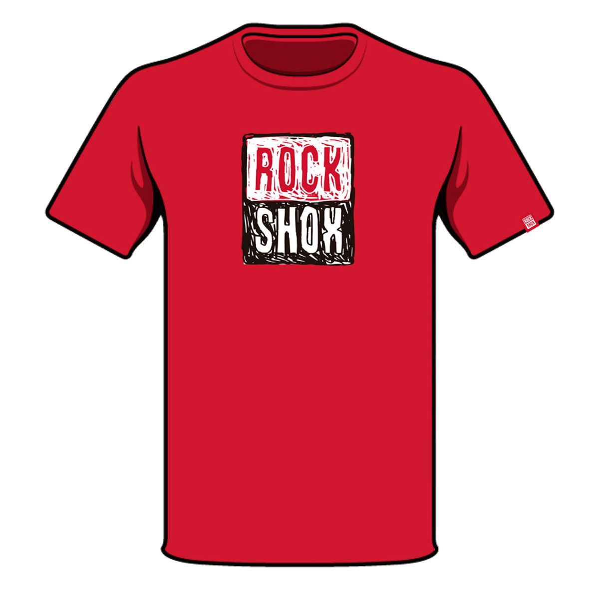 Polera Rockshox R2206 Rojo M