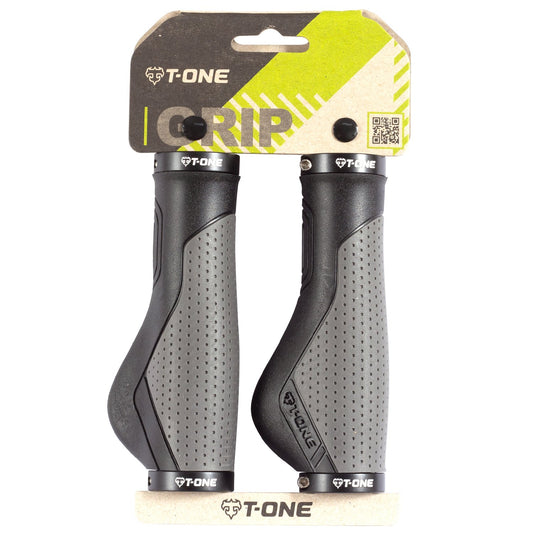 Puño Lock Dos Densidades Antomico T-One Negro Gris