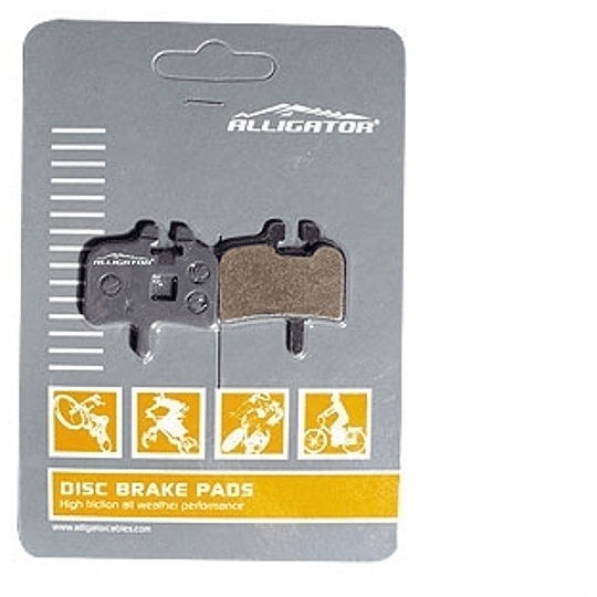 Pastilla Freno Alligator Hkbp010 Semi Metalica