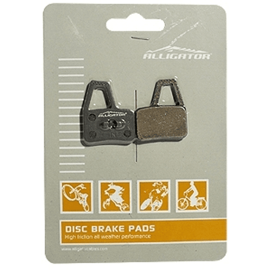Pastilla Freno Alligator Hkbp026 Semi Metalica