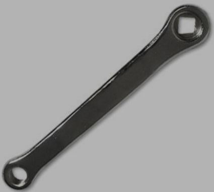 Pedivela Izquierda Negra Para Eje Cuadrado 170mm