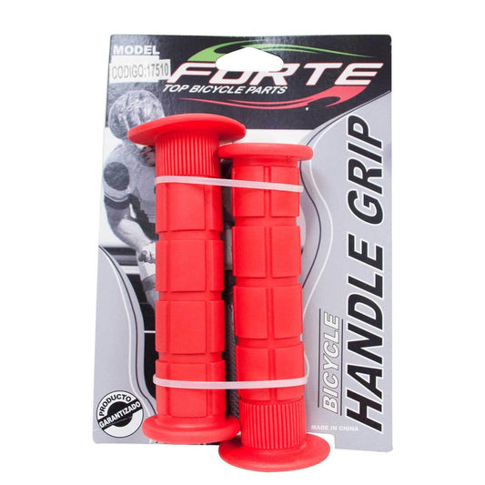 Puños Silicona Rojo Super Grip Con Protector
