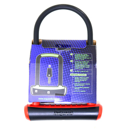 Candado OnGuard Llave U-Lock NS 115x230mm Rojo