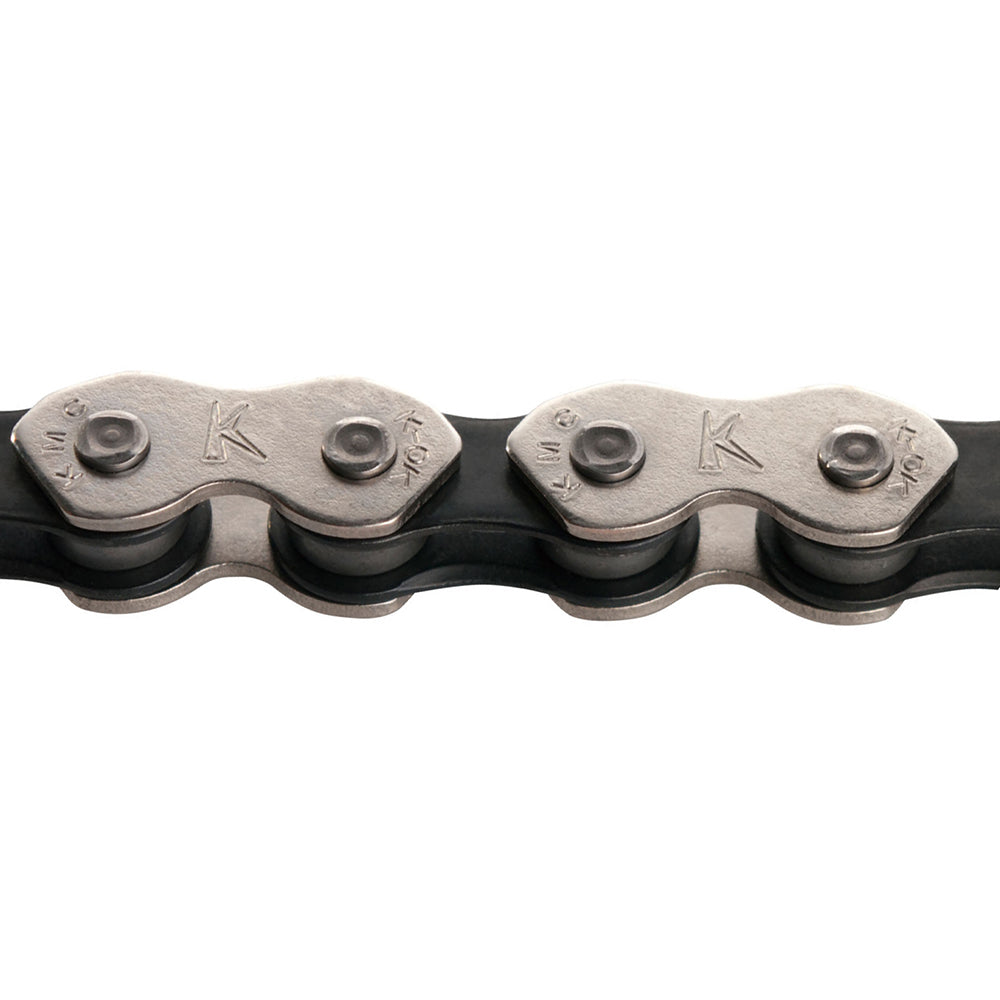 Cadena KMC K710 BMX 1V 112L 1/2x1/8" Negra Cromada