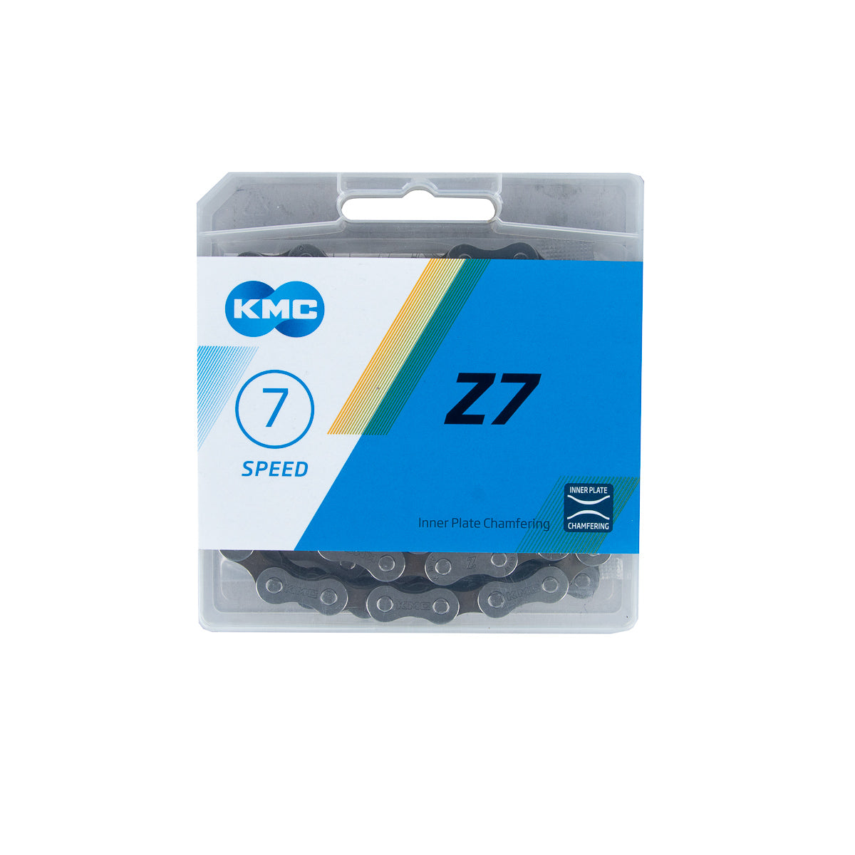 Cadena KMC Z7 1/2x3/32" 7V 116L Plateado