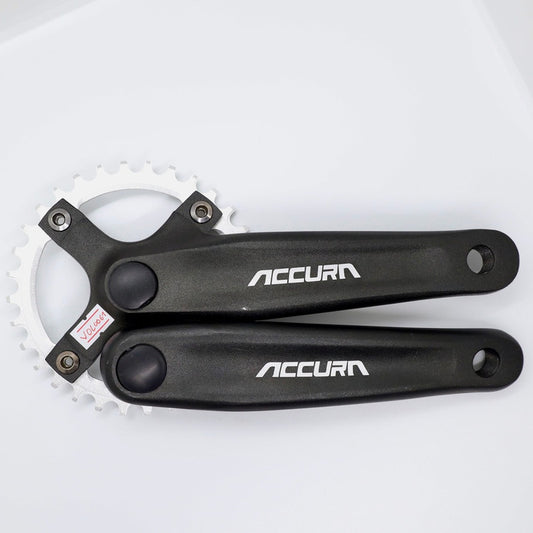 Volante Accura Monoplato Gris 36T 170mm