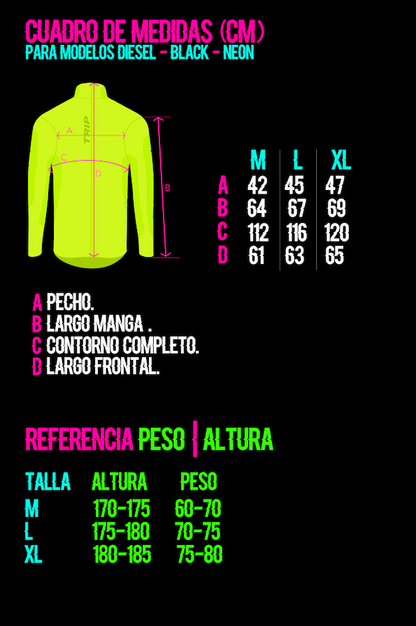 Cortaviento Trip Neon Amarillo Fluor