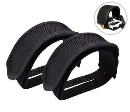 Straps Vittal P/ Pedal Con Velcro Negro
