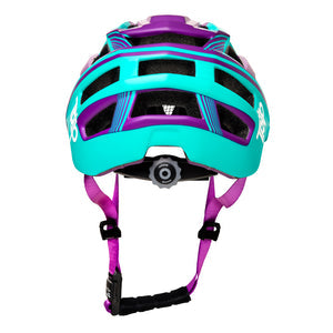 Casco Trip Enduro Morado Turquesa