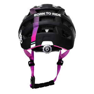 Casco Trip Enduro Lineas Negro Linea Morada
