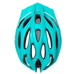 Casco Trip Mtb Turquesa Blanco