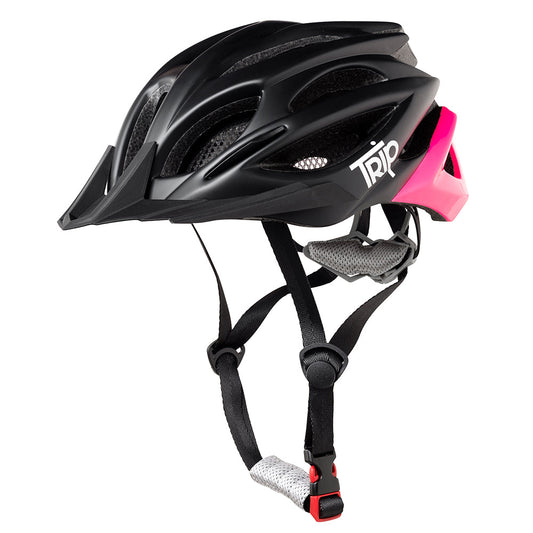 Casco Trip Mtb Negro Rosa