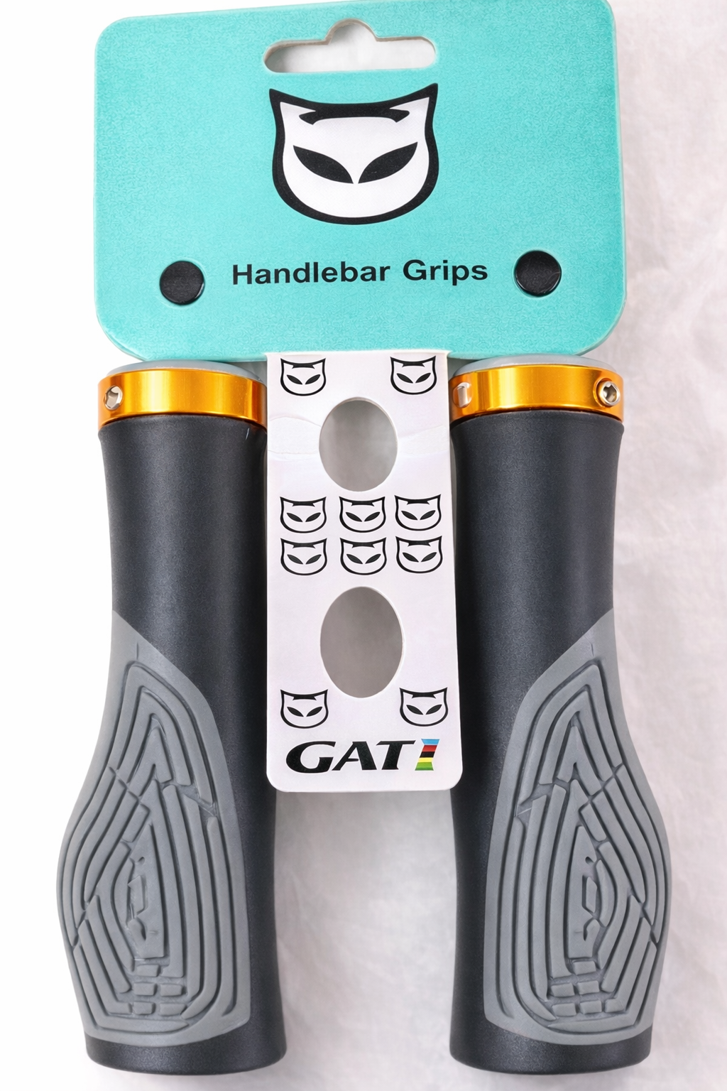 Puño de Goma Ergo Dual Gati Negro Con Ring Dorado