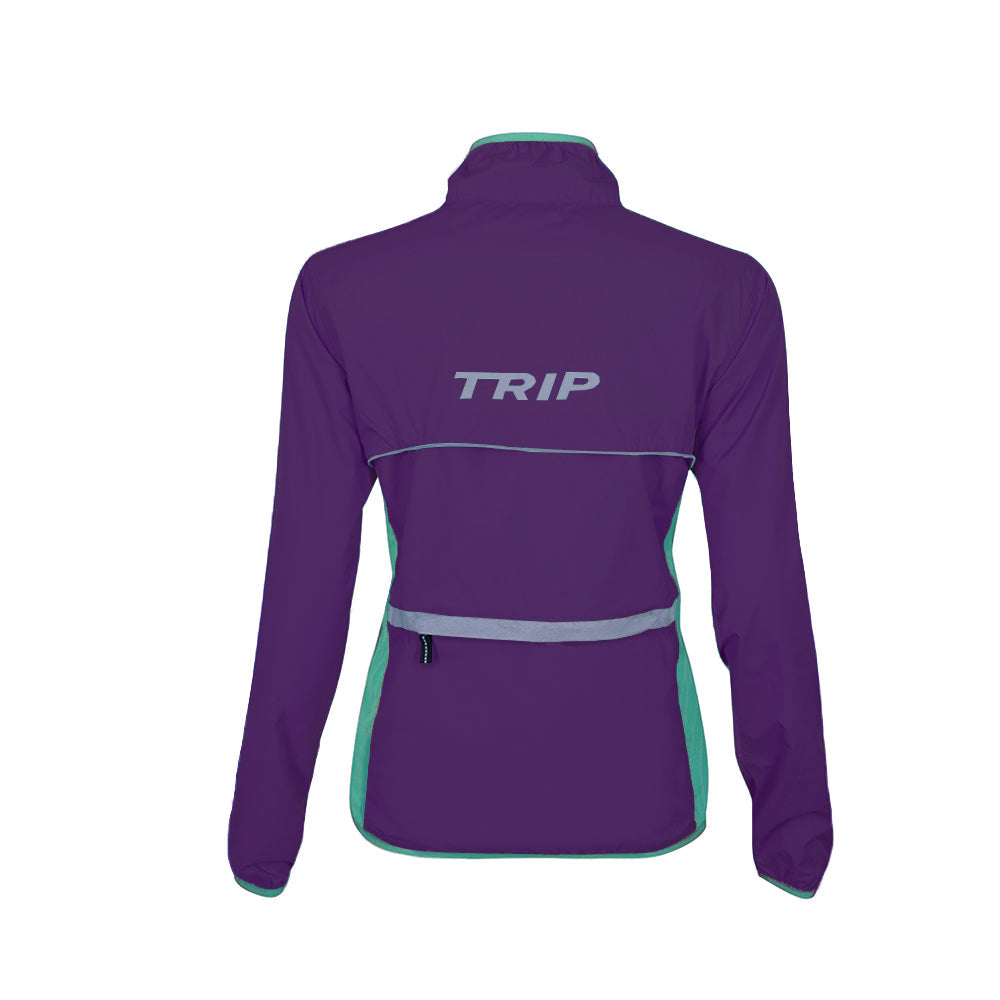 Cortaviento Trip Morado Azul