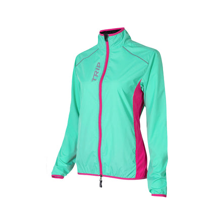 Cortaviento Trip Turquesa Pink