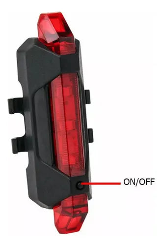 Luz Trasera Led Roja Usb