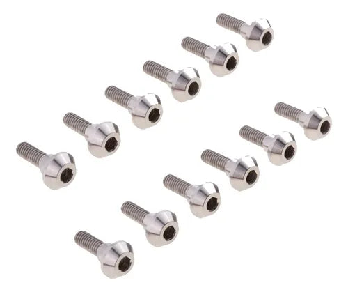 Pernos de Disco XON Acero/Alum 12pcs Plata
