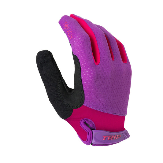 Guante Trip Morado Rosa Dedo Largo