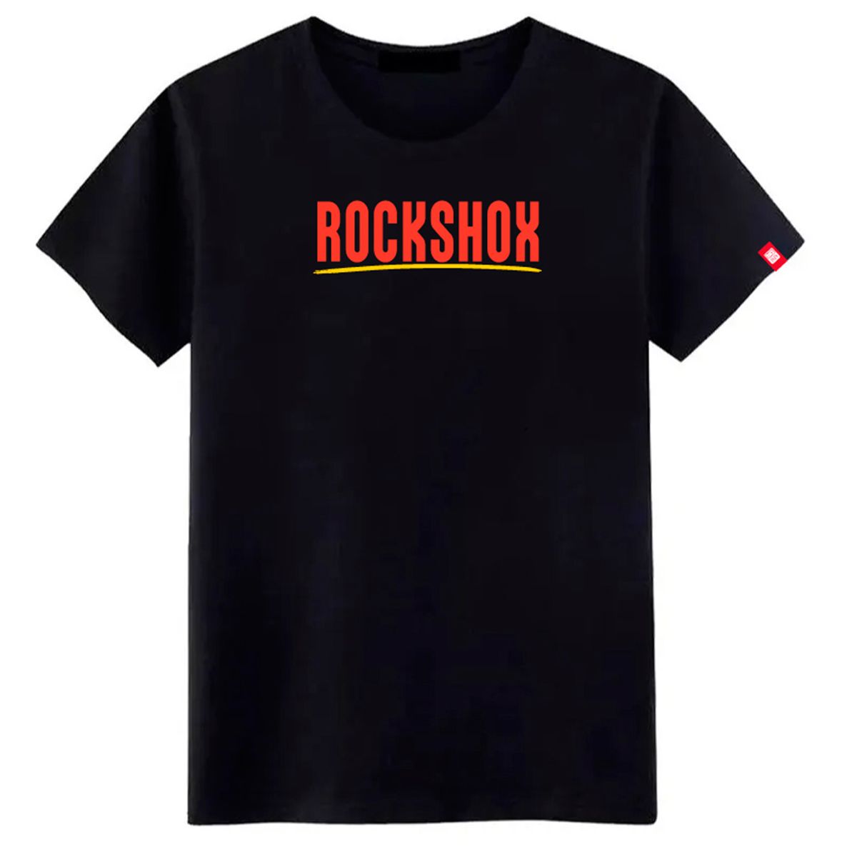 Polera Rockshox Paint Brush Logo Negro L