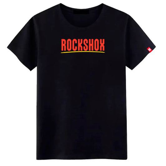 Polera Rockshox Paint Brush Logo Negro L