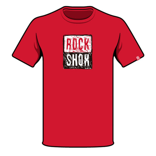 Polera Rockshox R2206 Rojo L
