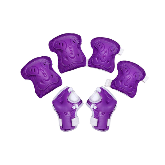 Pack Rodillera Codera Muñequera Morada