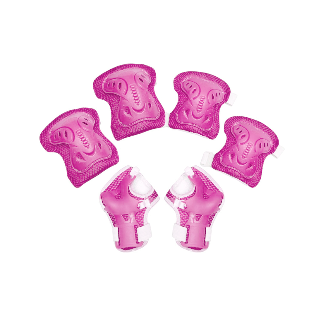Pack Rodillera Codera Muñequera Rosa