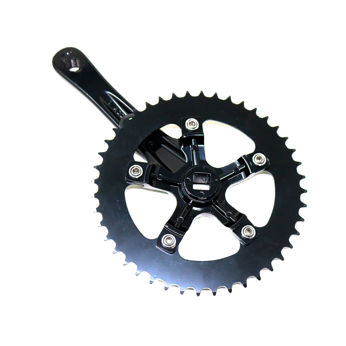 Volante Eje Cuadrado 44T 170mm Negro