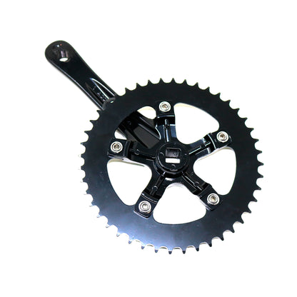 Volante Eje Cuadrado 44T 170mm Negro