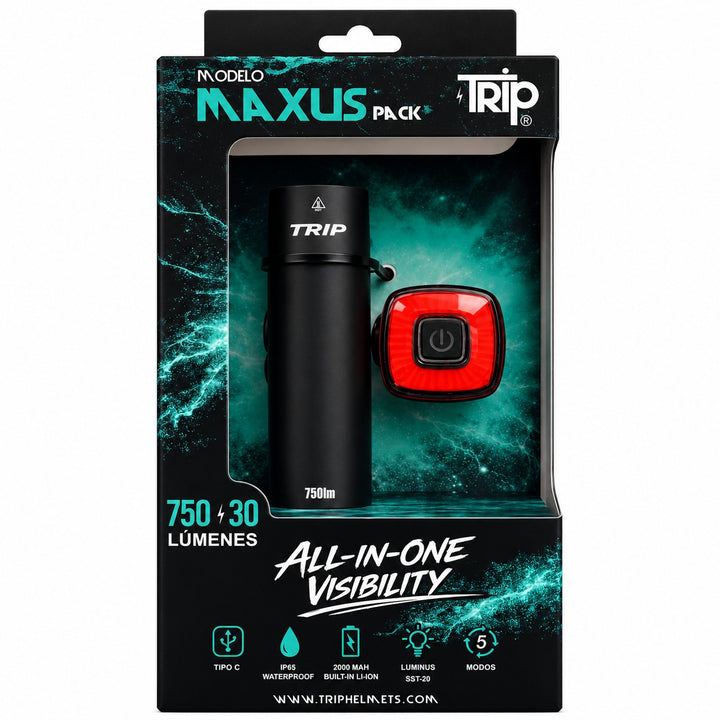 Luz Pack Trip Maxus 750LM / 30LM