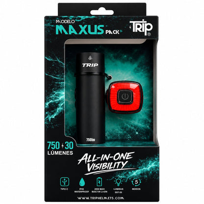 Luz Pack Trip Maxus 750LM / 30LM